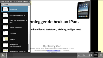 Forklaring videobilde
